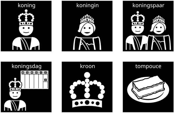 pictogram koningsdag
