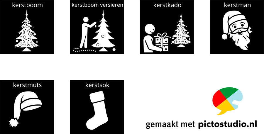 pictogrammen kerst